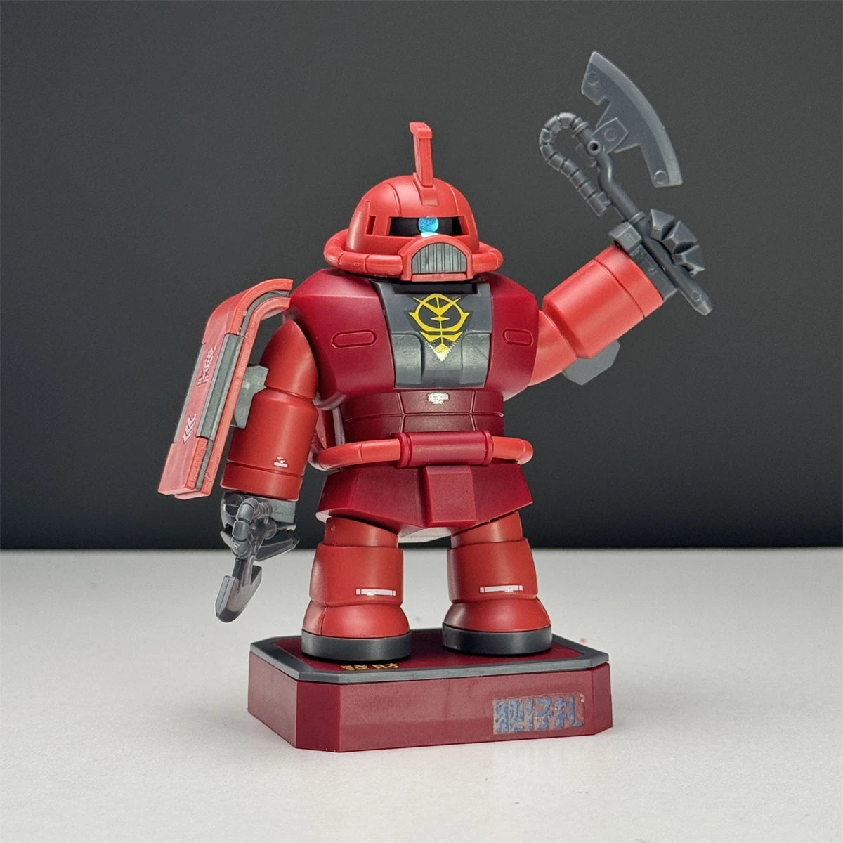 New Fat Zaku Q Version Magnetic Assembly Action Figure Model Kit Green Red Anime Figure Collect Mech Toys Desktop Surprise Gift