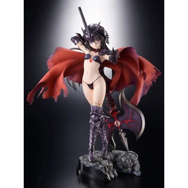 In Stock Original AMAKUNI Hobby JAPAN Bikini Warriors Black Knight No Bonus 1/7 26.5cm Anime Figures Toys Model Gift Desktop