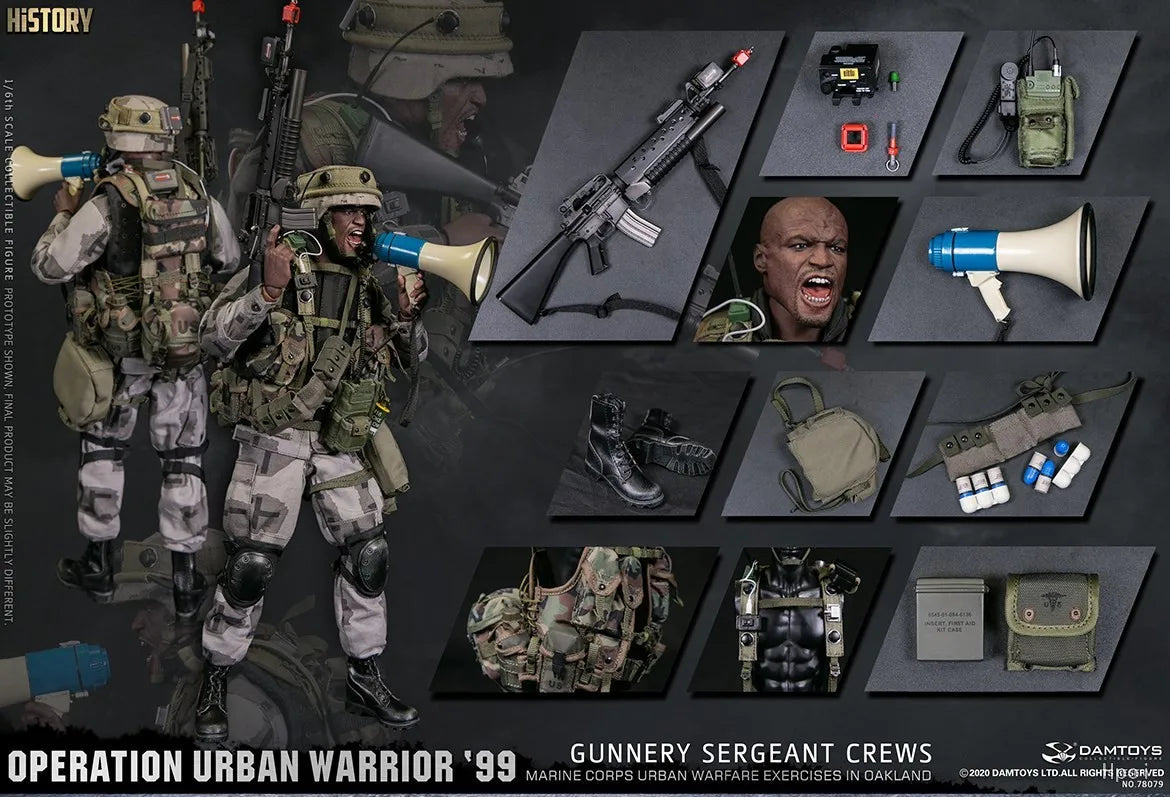 【MT】DAMTOYS NO.78080 Operation Urban Warrior ‘99 - Marine Corps Urban Warfare Exercises in Oakland “Gunnery Sergeant Crews” 1/6