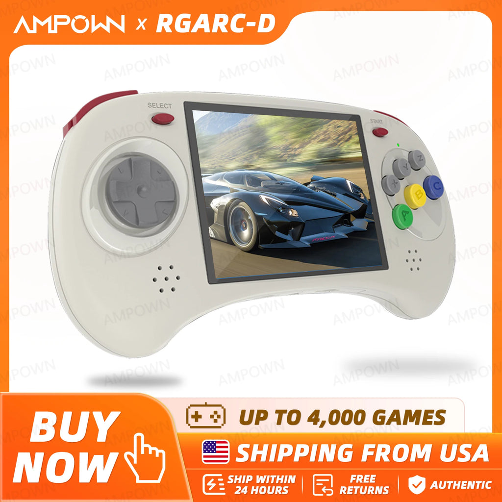 Anbernic RG ARC-D Handheld-Spielkonsole 4'' IPS-Touchscreen Android Linux Dual System RGARC-D Retro tragbare Videospielkonsole
