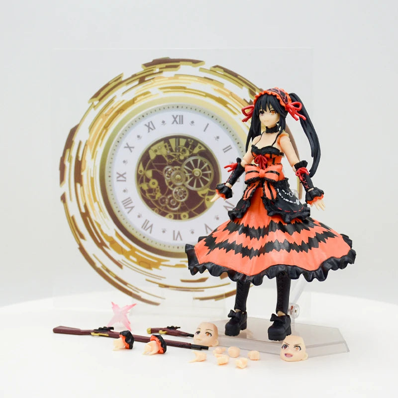 #585 Figma Date A Live III Kurumi Tokisaki Anime Figure Yatogami Tohka Bunny Girl Action Figure Yoshino Figurine Model Doll Toys