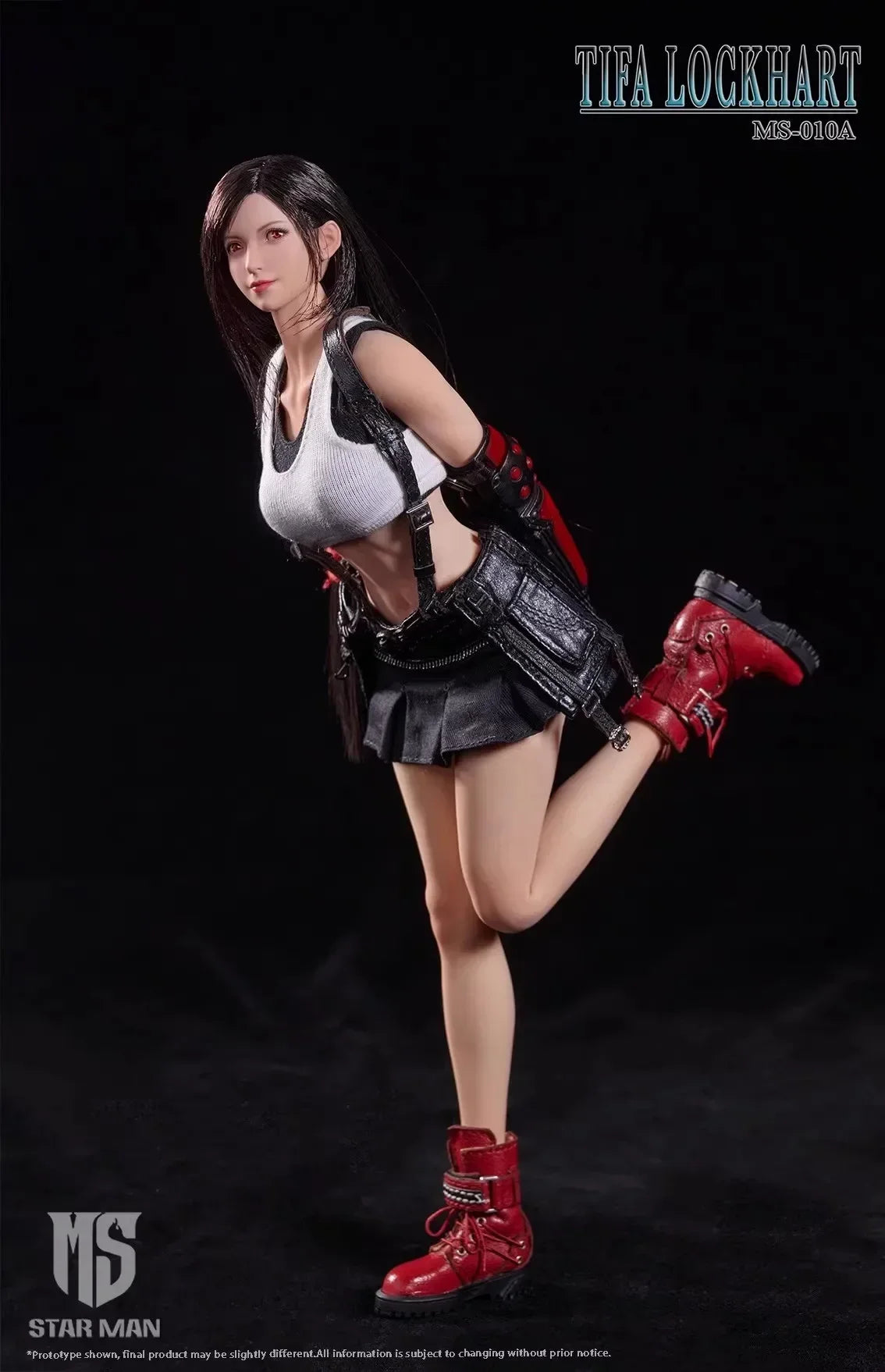 In Stock STAR MAN MS-010 1/6 Tifa Movable Eyes Action Figure 12'' Female Soldier Figurine Full Set Collectible Model Toy
