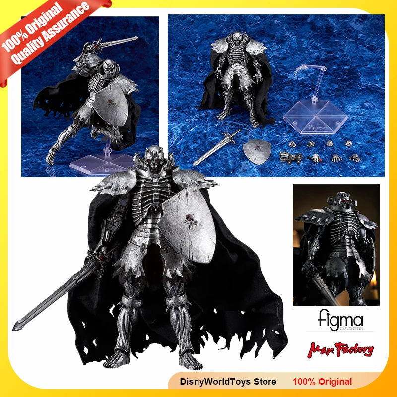 100% Original GSC Figma 634 Skull Knight Berserk Max Factory Genuine In Stock Figure Model Toys