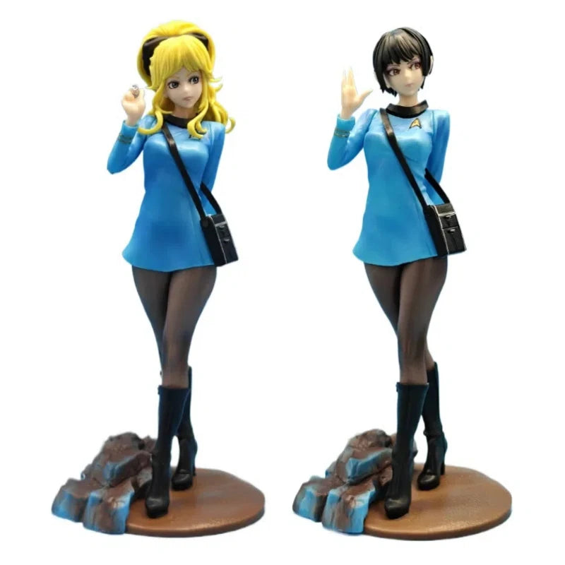 HotSelling Star Trek 20cm Bishoujo Vulcan Science Officer Anime Girl Figure Command Medical Officer Action Figure Model Toys