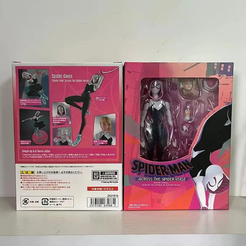 Super Gwen Action Figrue Spiderman Shf Spider-Gwen Gwen Stacy Into The Spider-Verse Figure Gwen Model Toys Collection Decorate