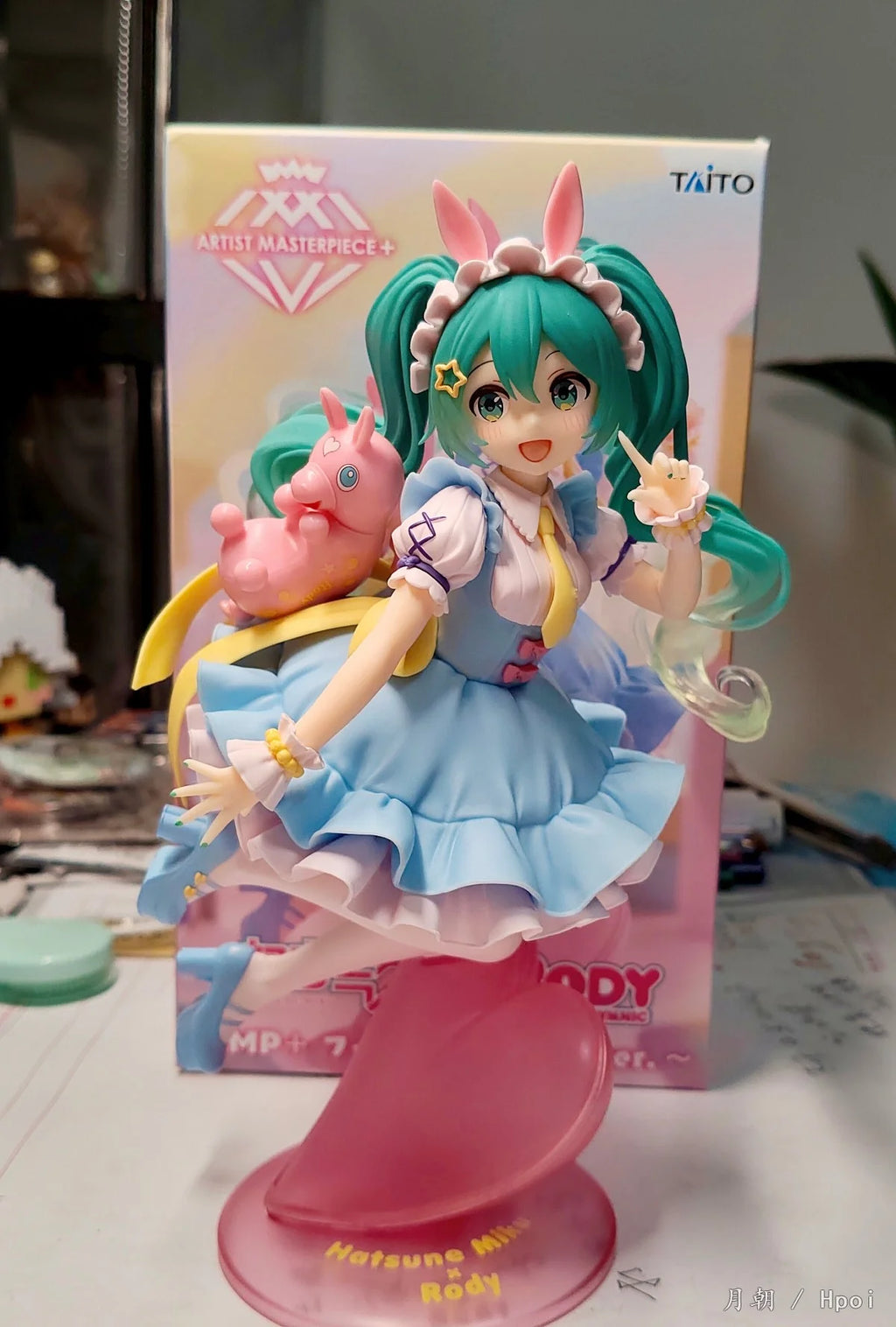Original TAITO Hatsune Miku Anime Miku Rody Anime Figure Action Figurine Model Figuarts Collector Toys Collection Decoration