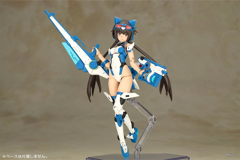 -In Stock Original KOTOBUKIYA Frame Arms Girl Stiletto Swimsuit Blue Impulse Color Ver 16cm Animation Assembled Movable Figures
