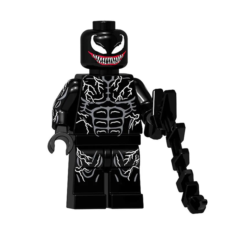 Hot 5cm Marvel Spider-Man Venom Green Goblin Building Block Figures Assembleable Figure Desktop Ornament Decorations Best Gifts