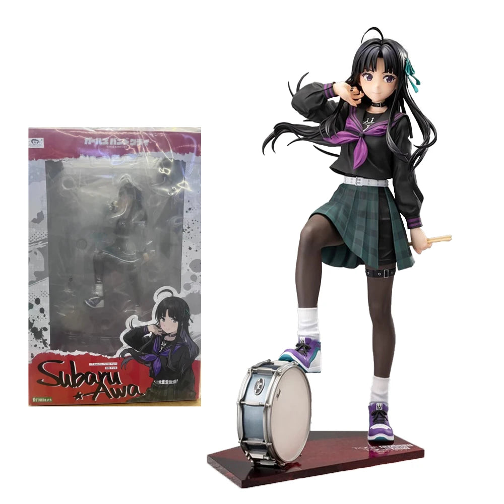 Original in Stock Kotobukiya Girls Band Cry - Awa Subaru Collection Series Model Cartoon Character Anime Figure Model Decoration