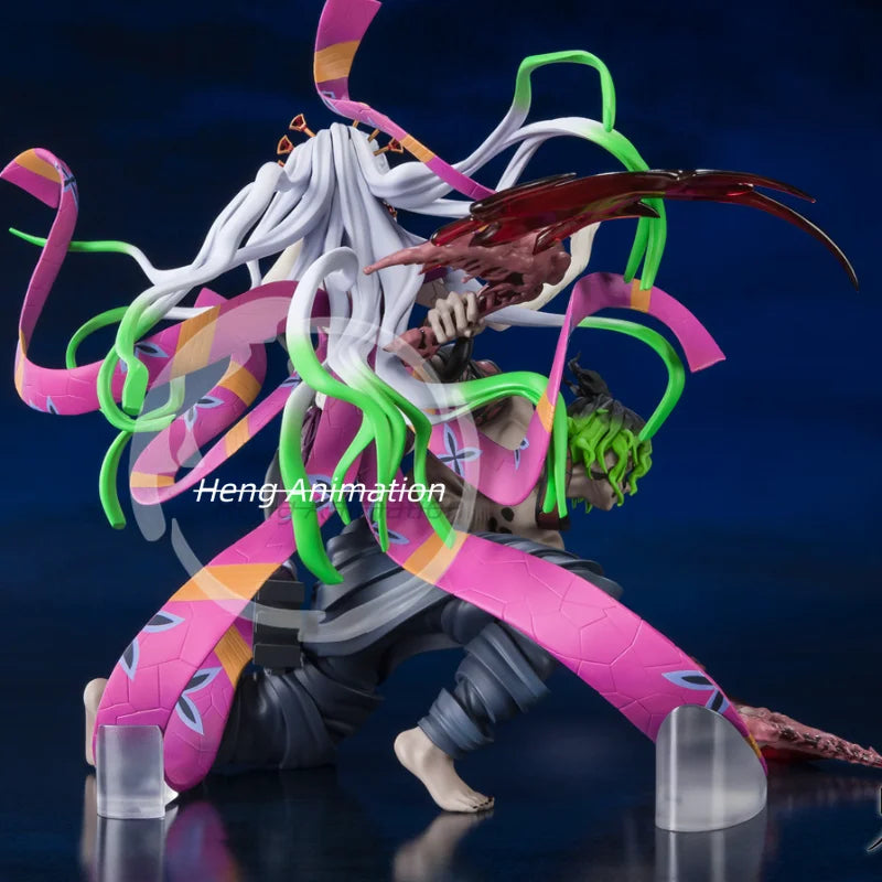 Bandai FZ FIGUARTS ZERO Demon Slayer: Kimetsu No Yaiba Fallen Princess Kibutsuji Gyutaro Figurine Display Collectible Gift