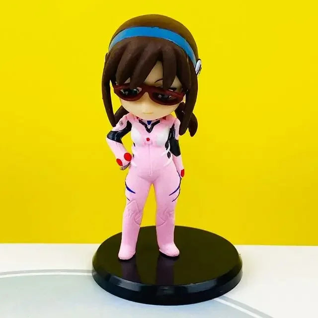 Anime EVA Asuka Langley Soryu Ayanami Rei Figure Toy Model Collection Gift Desktop Decoration PVC Material Doll Ornaments