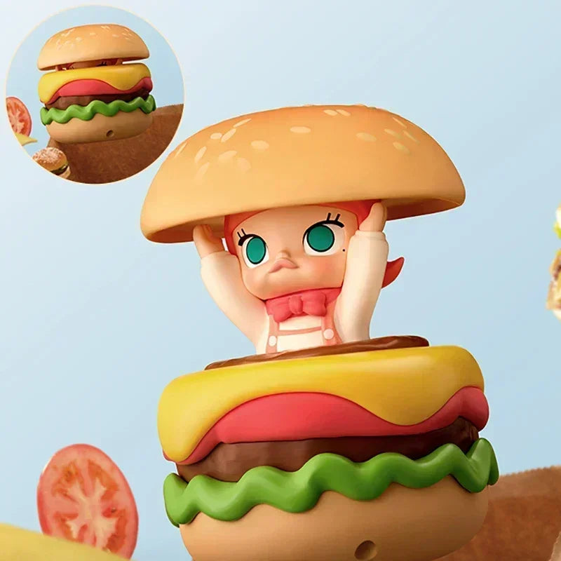 POP MART MOLLY Carb-Lover Series Mystery Box Anime PVC 100% Original Action Figure Collection Model Desktop Ornaments Doll Toys