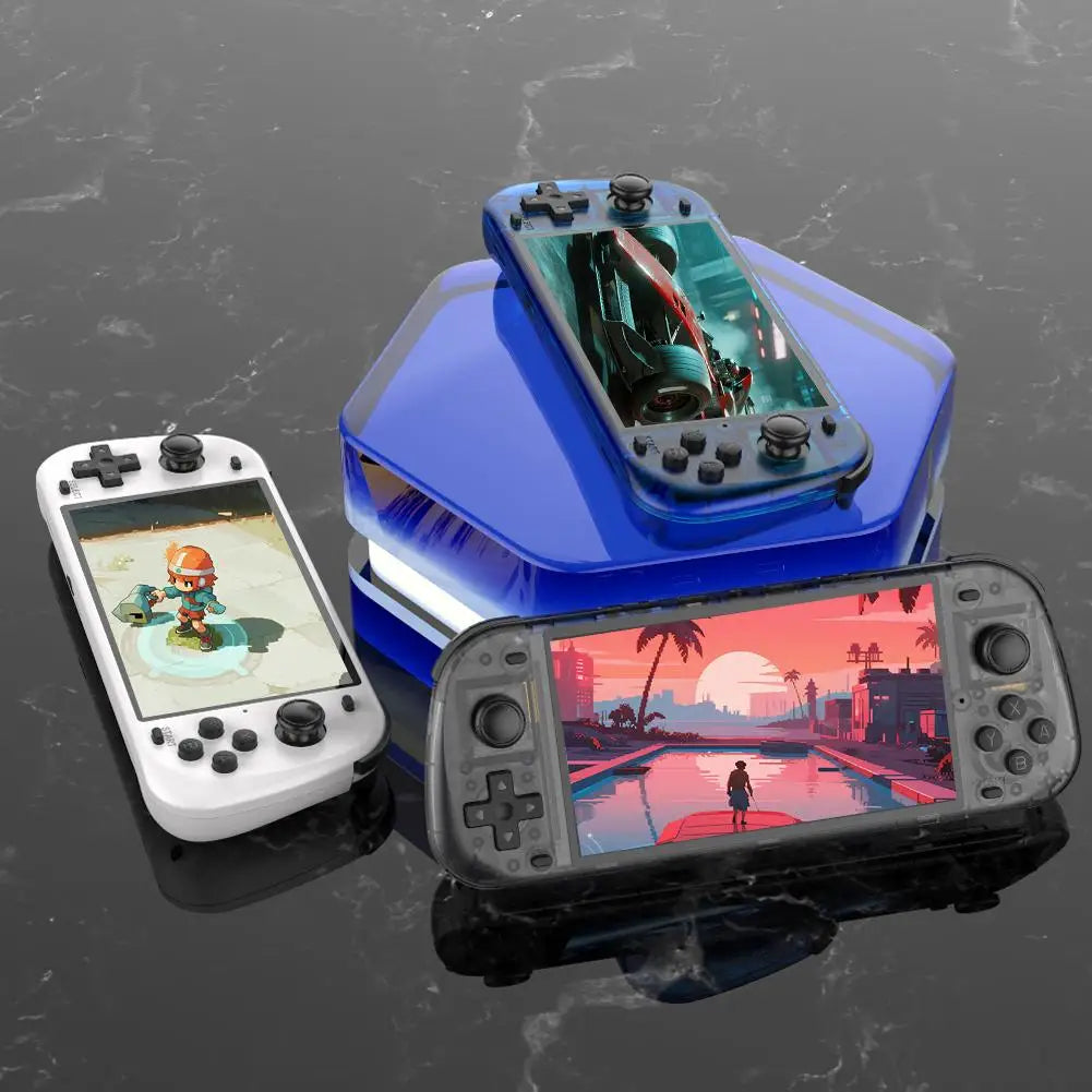 For R50S Retro Handheld Game Console With 128G Built-in HD Games, System 18000+ IPS 4k Source Classic Held Screen Open Y5B6