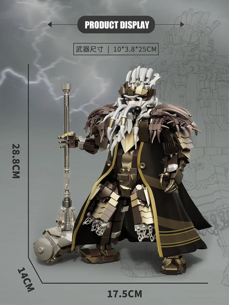 1238PCS Dwarf King Building Blocks Model Movies Series Desktop Decoration Collection Assembly Toys Home Ornaments Gifts for Boys