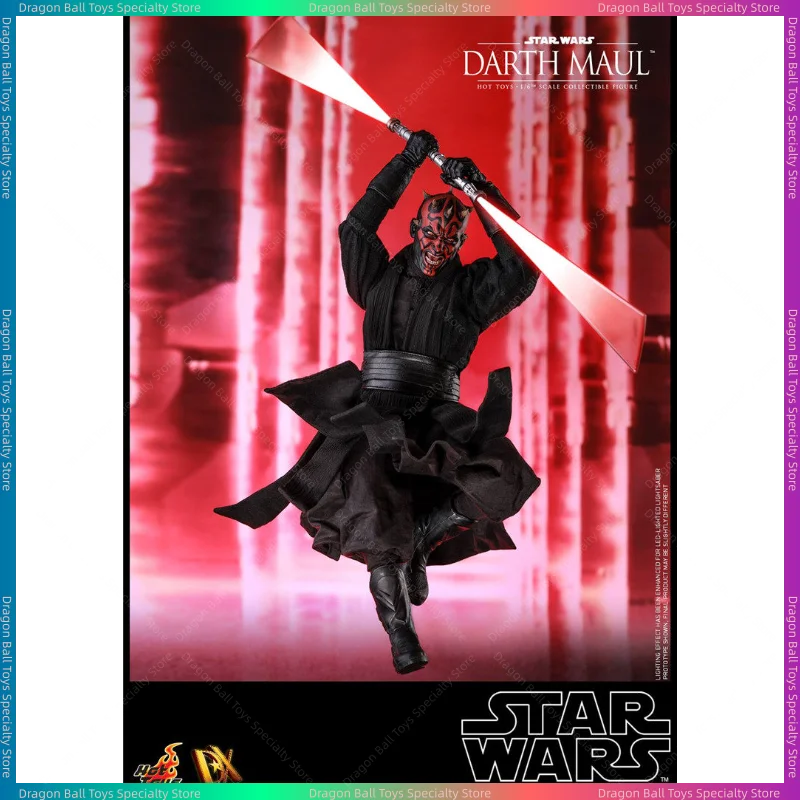 [In Stock] Original HOTTOYS HT 1/6 DX16 DX17 Star Wars Darth Maul Motorcycle Action Figure Toy