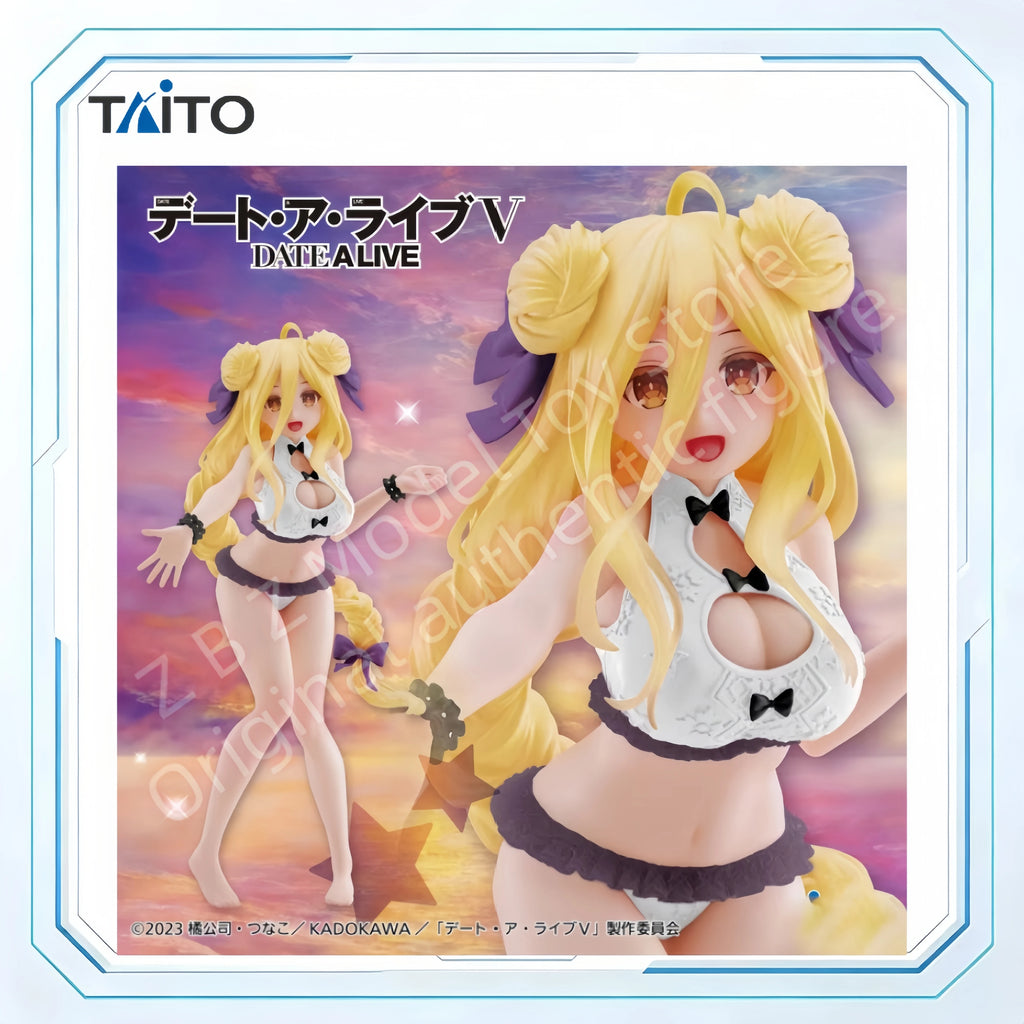 In Stock Taito Original Genuine Anime Date A Live V Hoshimiya Mukuro Coreful Figure Swimsuit Ver Renewal 18cm Model Toy Figures