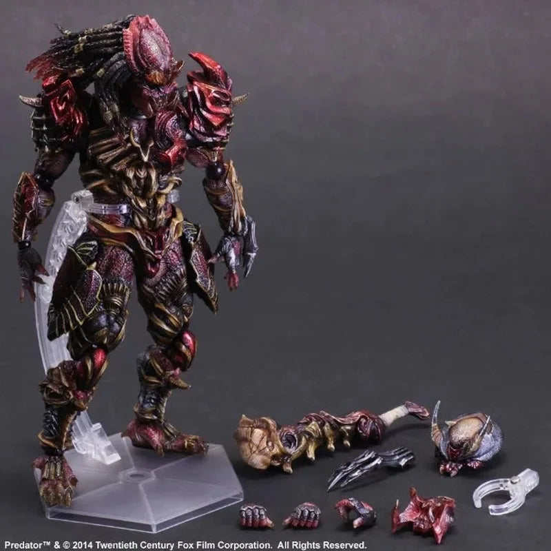 27cm New Spot Pa Changed Iron Warrior Variant Predator Doll Hand-Made Model High-Quality Statue Collection Ornaments Toy Gift