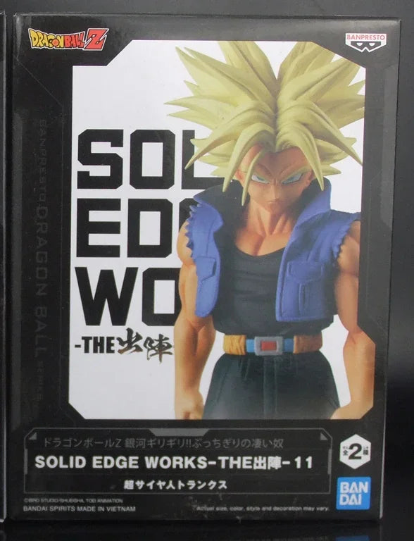 In Stock Original Banpresto Solid Edge Works Dragon Ball Figure Trunks Figure Anime Genuine Model Toy