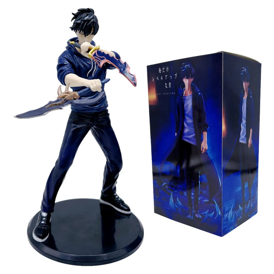 In Stock Solo Leveling (Anime Version) Figure Sung Jinwoo Action Figure 21cm PVC Collect Model Figure Display Anime Merchandise