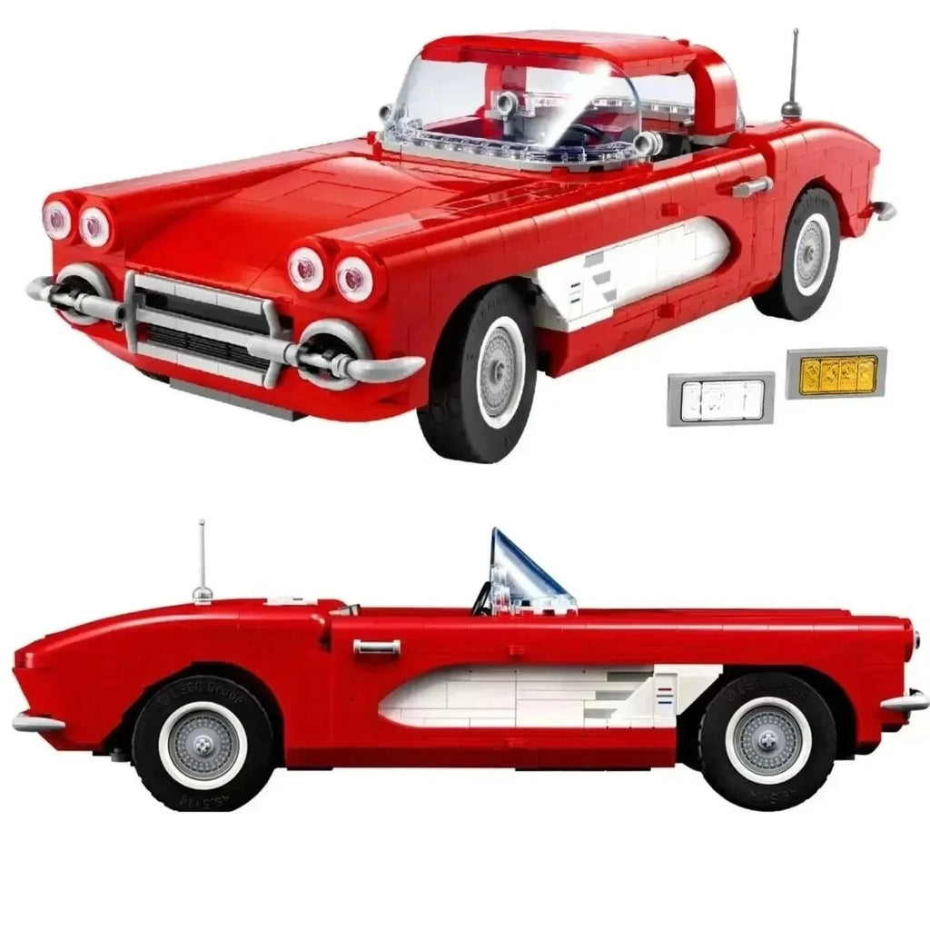 Red Convertible sports car 10321 Building Blocks Sets Suitable For Christmas Gifts Compatible With Legoed Particles