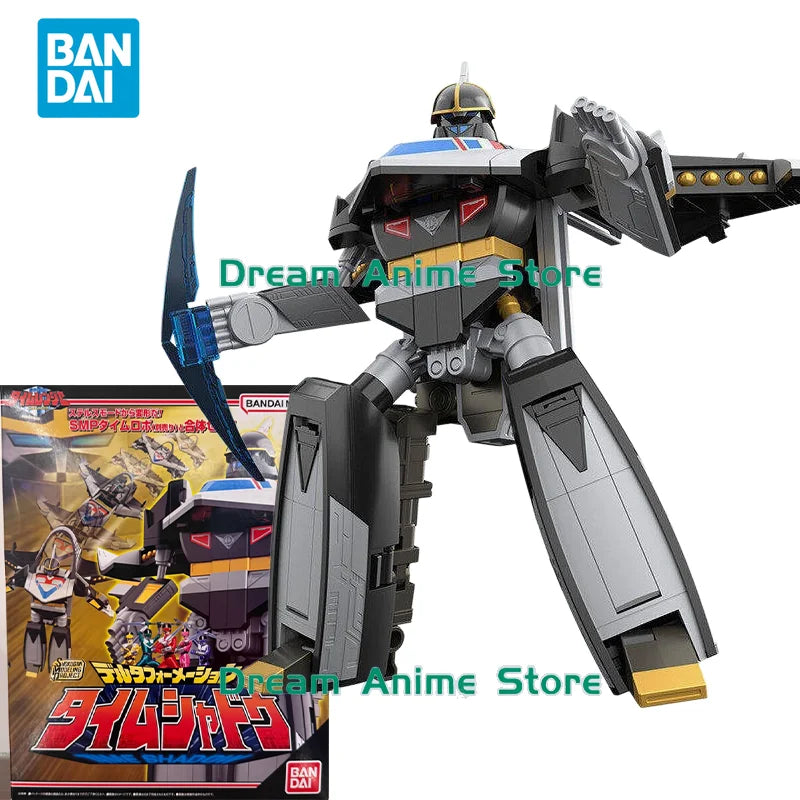 Bandai Original Mirai Sentai Timeranger Anime Figure SMP Time Shadow Action Figure Toys for Kids Gift Collectible Model