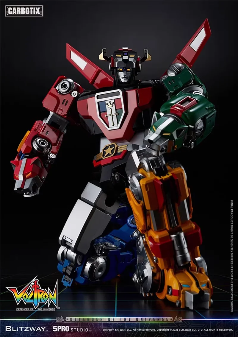 Blitzway x 5PRO STUDIO 5PRO-CA-10401 Voltron God of War King KongM Five Lion Combination Action Figure Model Toys38CM