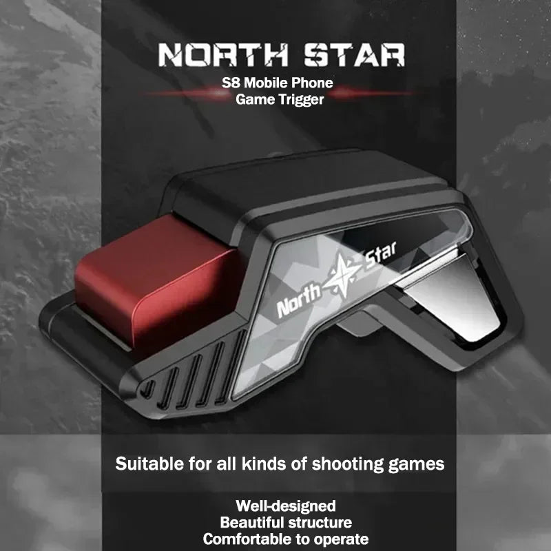 S8 4 Fingers Universal Mobile Phone Game Trigger Aim Shooting L1 R1 Key Button for IOS Android PUBG Gamepad Joystick Controller