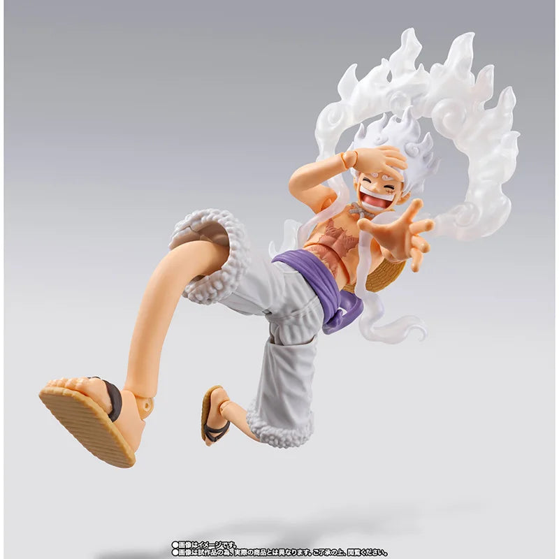100% Original Bandai S.H.Figuarts Shf Monkey D Luffy Gear 5 One Piece Future Island Egghead Anime Action Collection Figures Toys