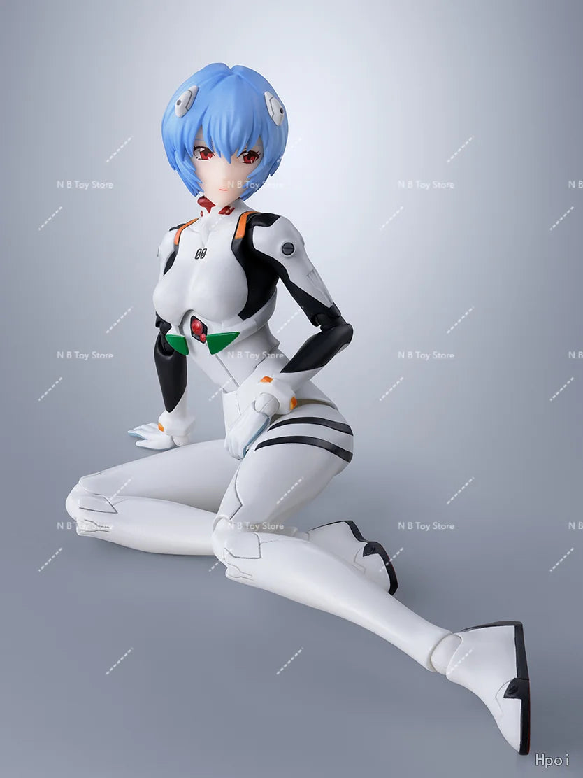 In Stock Original Bandai Shfiguarts Neon Genesis Evanelion Nga Kadagelion Rei PVC Anime Figures Action Figure Model Toys