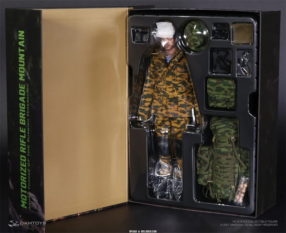 DAMTOYS 1/6 DAM 78083 The Russian Action Figure Soldier Mountain Special Mission Unit Full Set Moveable Doll For Fans Collect