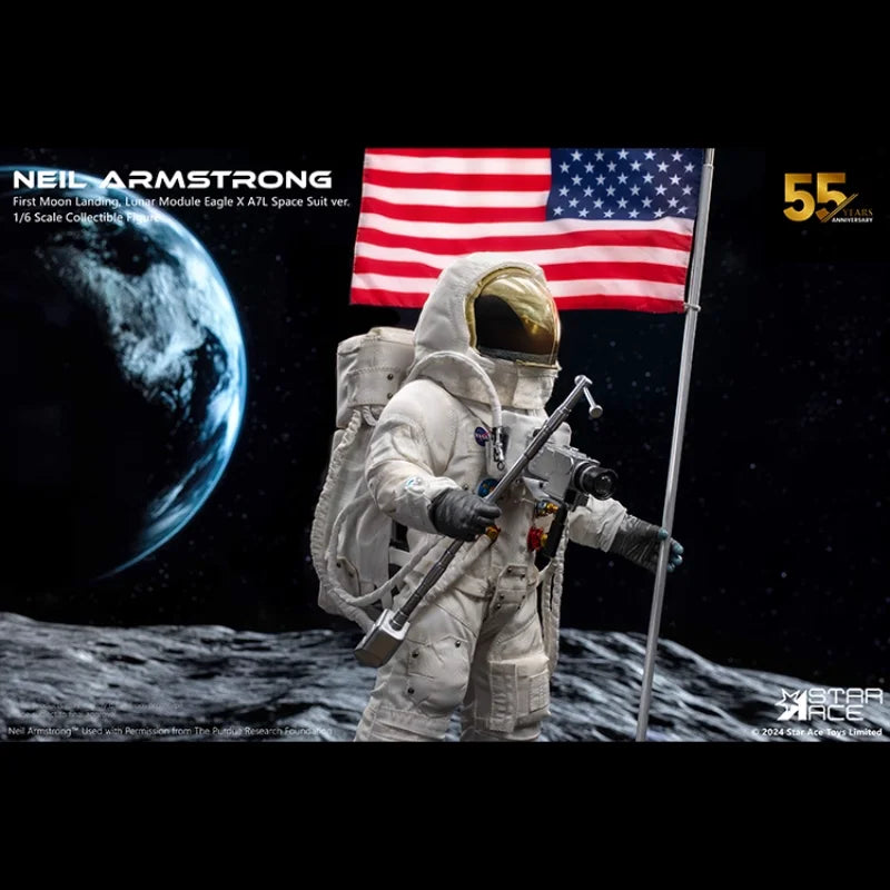 Original StarAce 1/6 Astronaut Neil Armstrong SA0141 Normal Edition & SA0142 Deluxe Edition Anime Doll Collection Gifts