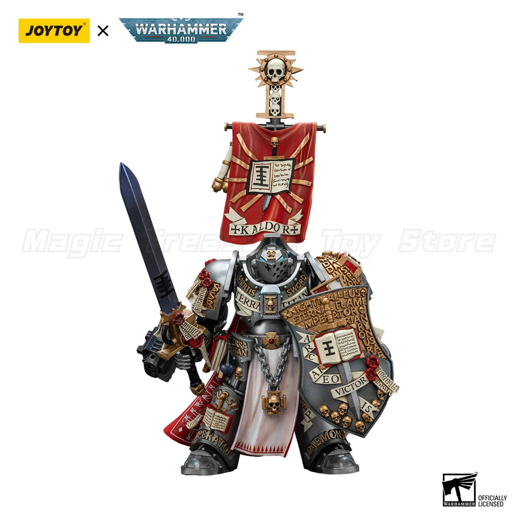 【In Stock】JOYTOY Warhammer 40K Grey Knights Kaldor Draigo Model Toys 1/18 Action Figure