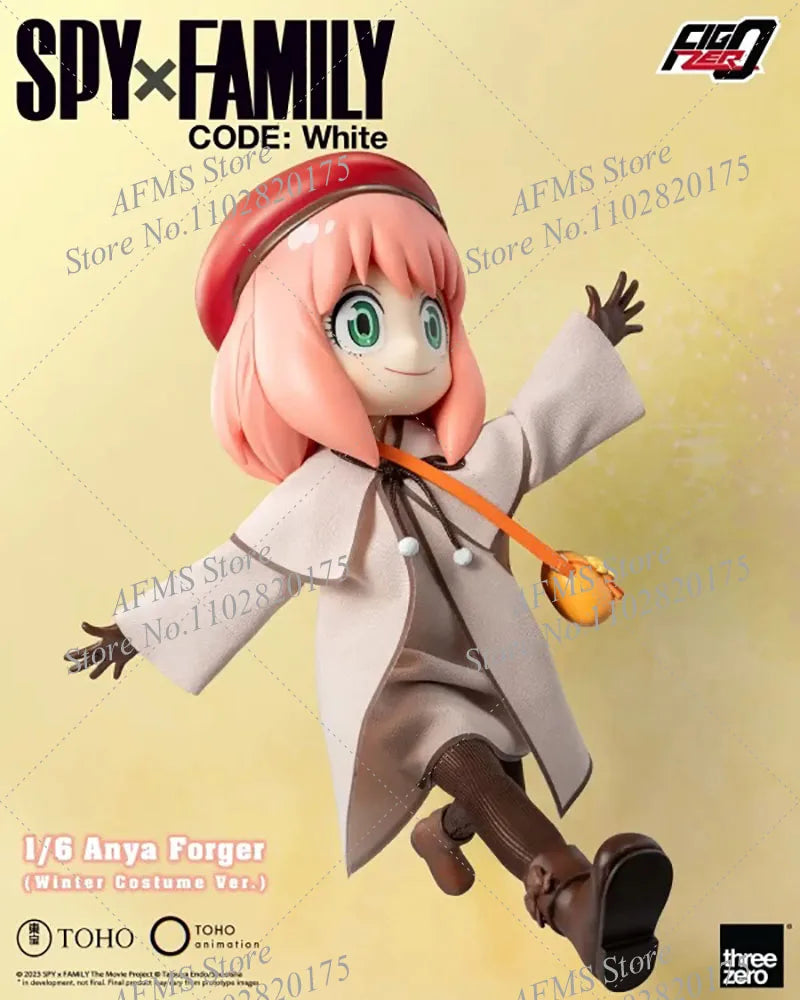 Threezero 3A 3Z07810M0 1/6 Scale Collectible Figure Anya Forger Kawaii Anime Girl 12" Full Set women Soldier Action Figure Toy