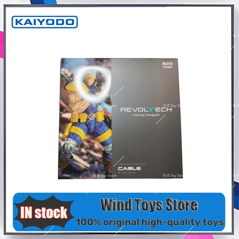 In Stock 100% Original KAIYODO Revoltech X-Men Cable 1.5version Action Figures Toy Collection Gifts