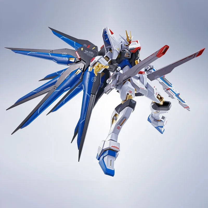 In Stock BANDAI Original Box METAL ROBOT STRIKE FREEDOM GUNDAM Re:Coordinate Action Figure Model Gift for Kid Foam Box Packaging