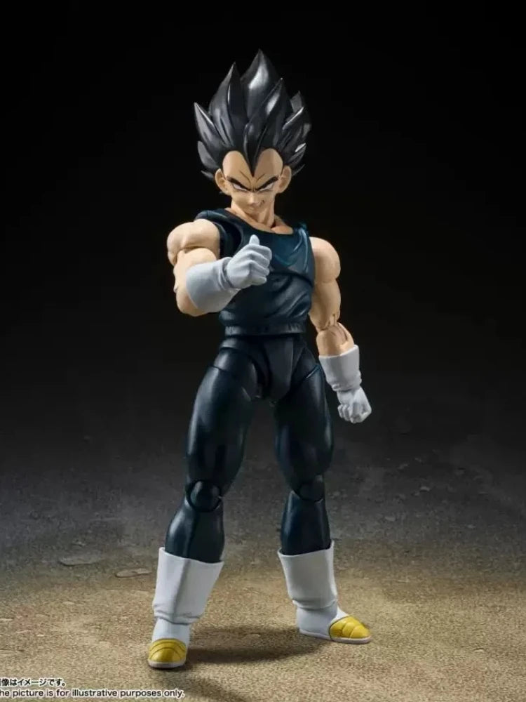 In stock Bandai Action Figure S.H.Figuarts Dragon Ball SHF Vegeta Super Hero Action Figure Collection Toy Gift