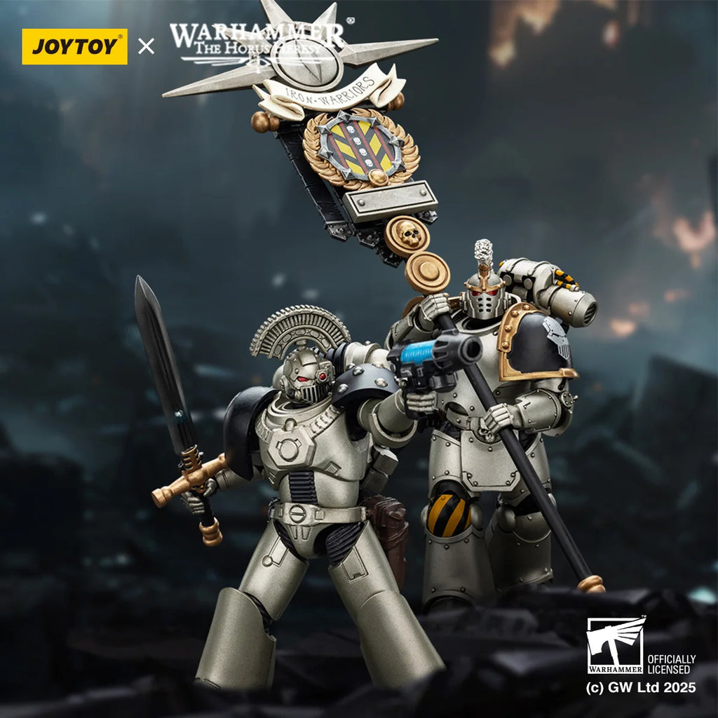 【Pre Sale】Original JOYTOY 1/18 Action Figure Warhammer The Horus Heresy Iron Warriors Ornament Collection