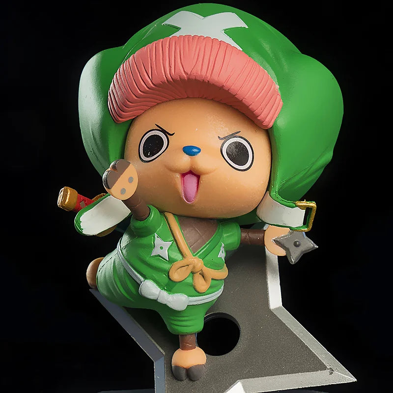 11Cm Anime Figure One Piece PVC Action Figure Kimono Ninja Tony Tony Chopper Collection Model Dolls Kid Gift Toys Decoration