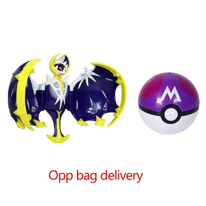 Pokemon Figure Pokeball Poke Ball Venusaur Charizard Gyarados Pikachu Mewtwo Gengar Blastoise Mew Eevee Box Elf for Kid Toy Gift