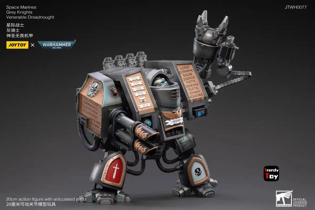 【JOYTOY】Warhammer 40K JTWH0077 Space Marines  Grey Knights Venerable Dreadnought 1/18 Action Figure Toys