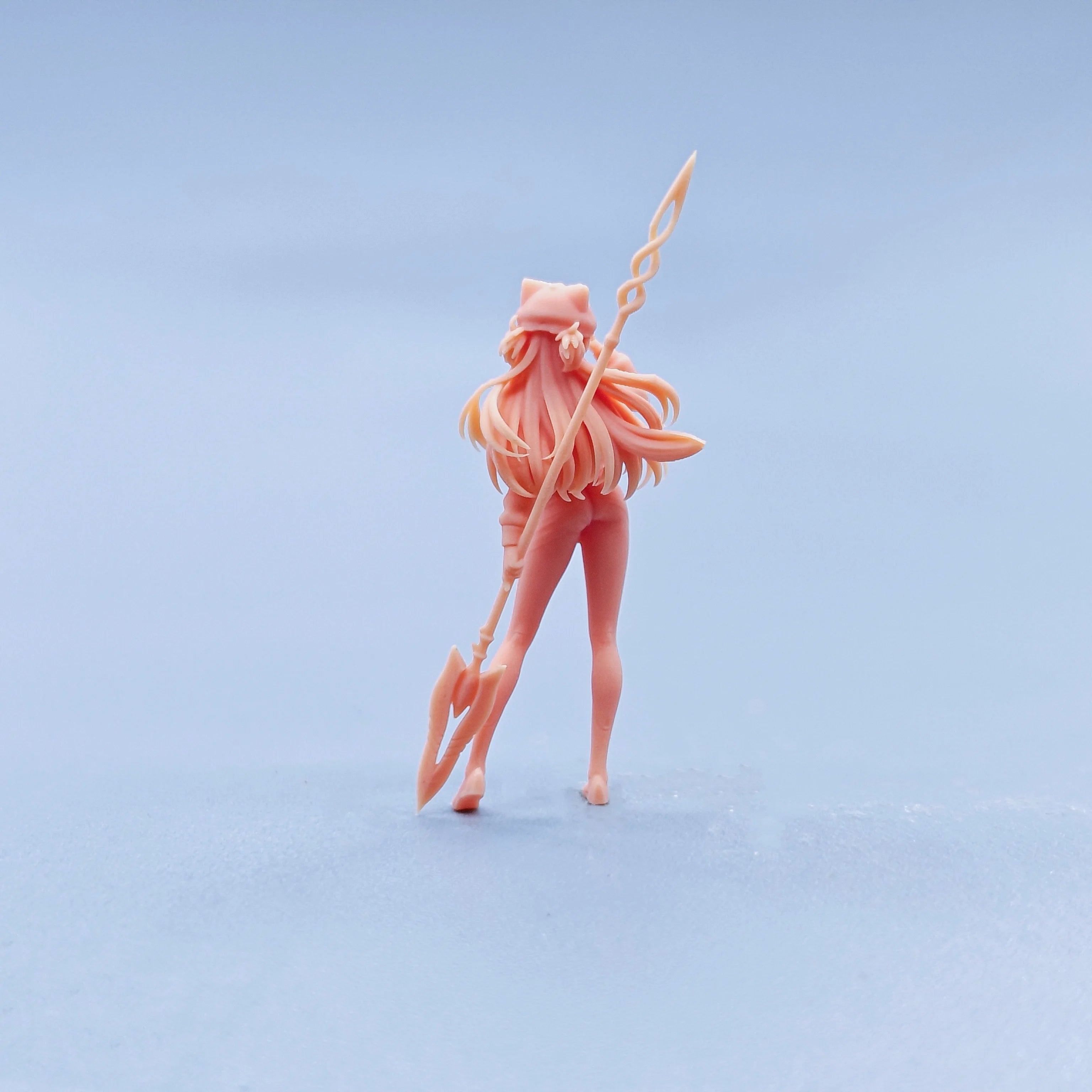 1/64 Figurines Scale Model Resin Gospel Warrior Asuka Uncolored Miniatures Diorama Hand-painted D634