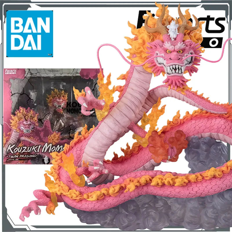 Bandai Original FiguartsZERO One Piece Kozuki Momonosuke & Beast Kaiduo Anime Figures Toys for Boys Christmas Gift Collectible