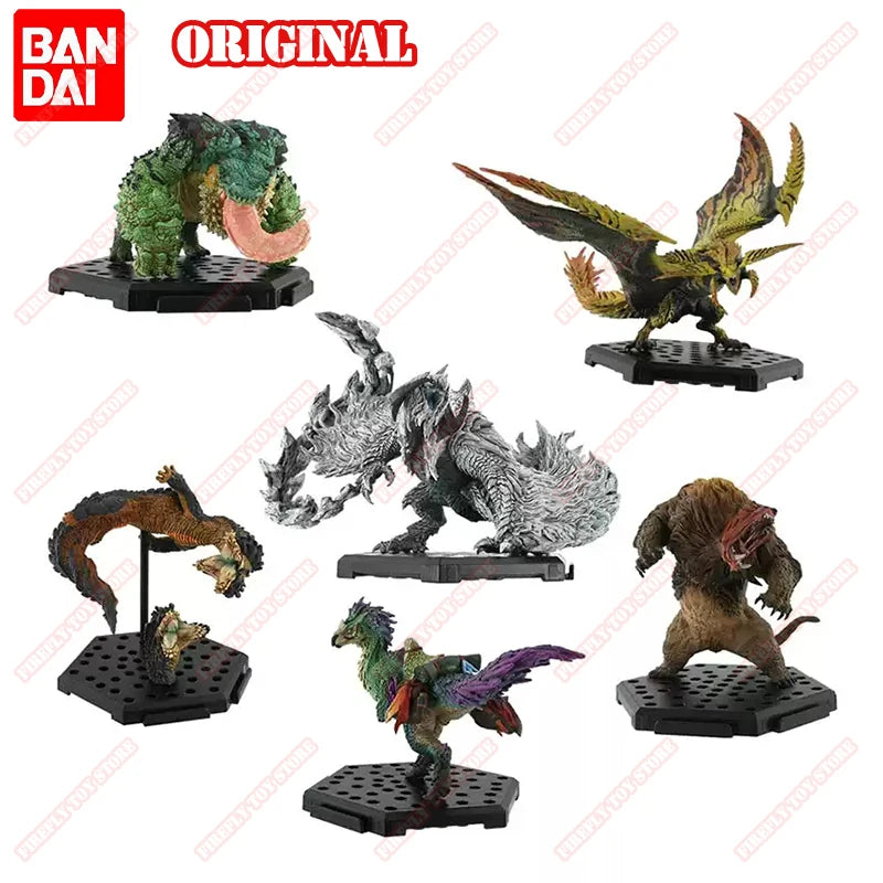 Original Monster Hunter Wild Animation Game Peripheral Toys Capcom Boxed Gacha Gashapon Anime Action Model Figures Collection