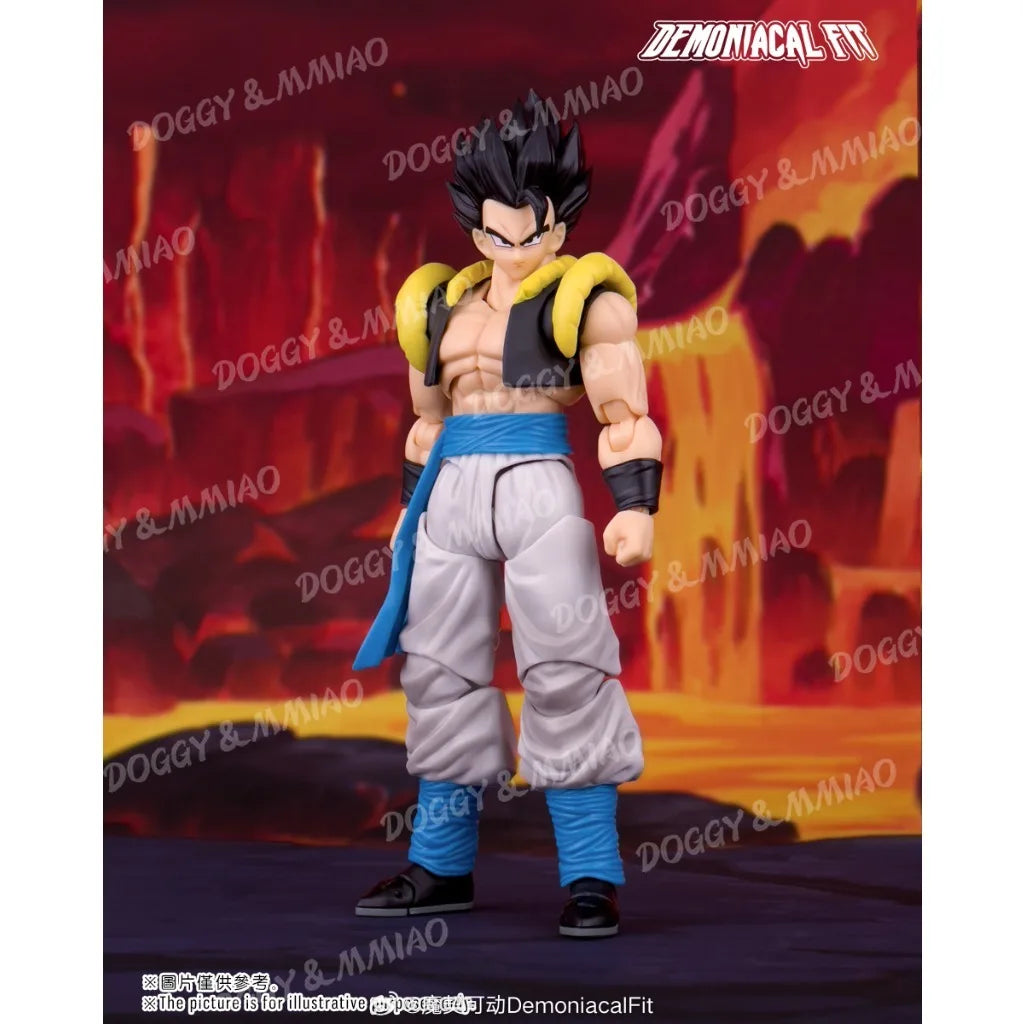 Demoniacal Fit Gogeta Figur Dragon Ball Z Super Saiyan Blue Hero Waltz Gogeta The Supreme Dance Anime Actionfigur Spielzeug Geschenke