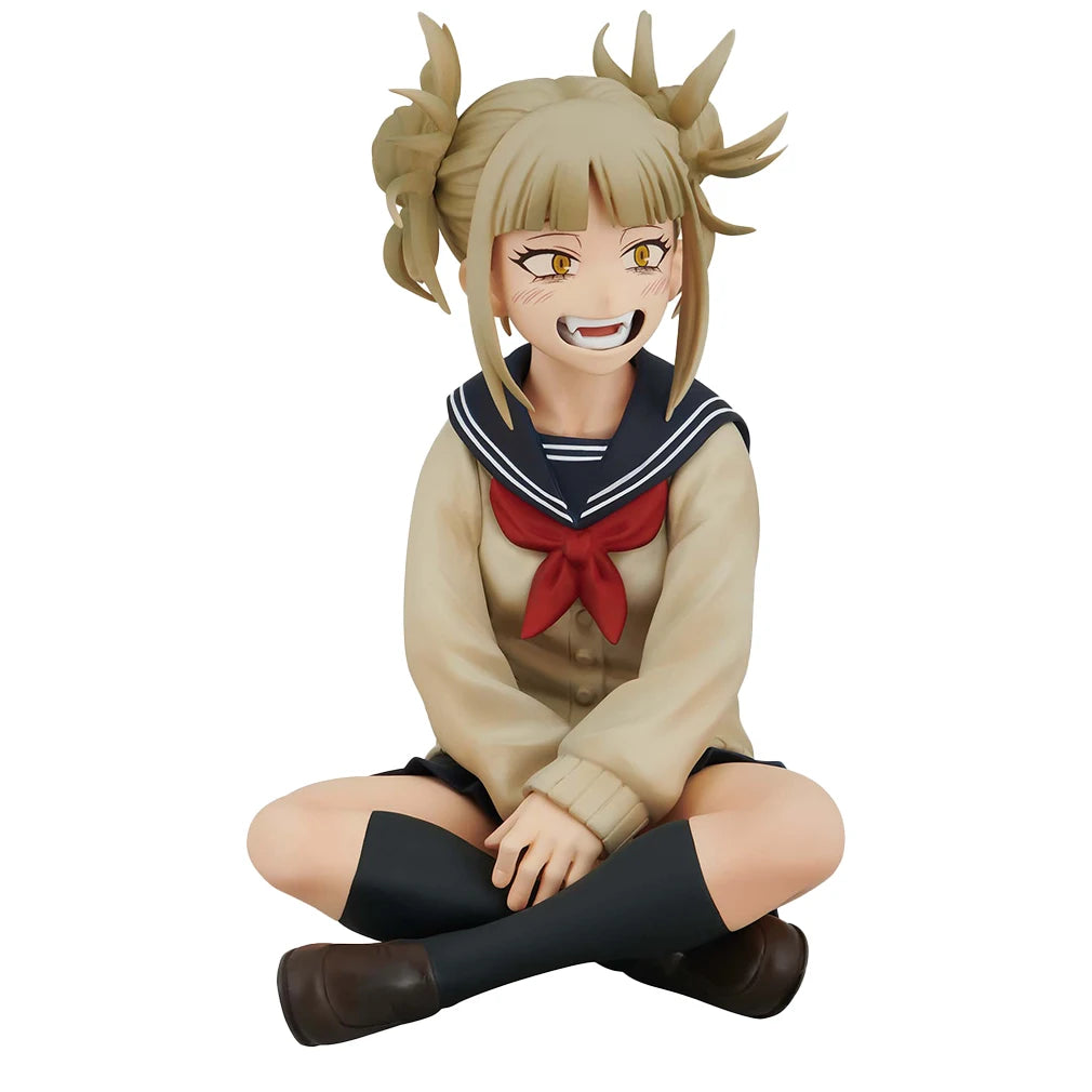 MHA figure Uraraka Ochako figure Toga Himiko sitting figure MHA figurines Doll PVC Model Toys boys girls Collection Statue Gifts