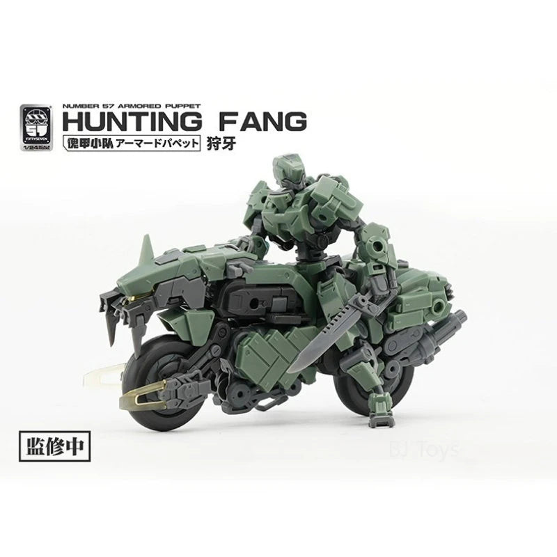 FIFTYSEVEN Number 57 No.57 Armored Puppet Hunting Fang Teeth 1:24 Scale Assembly Shadow Wolf Model Kit Action Figure Anime Toys