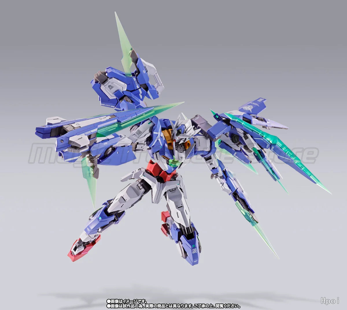 【MT】BANDAI METAL BUILD Mobile Suit Gundam 00V: Battlefield Record GNT-0000/FS 00 Qan[T] Full Saber Full Blade Installation Anime