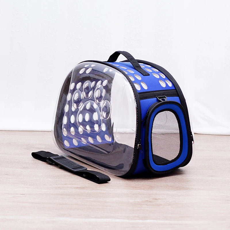 Cat Carrier Bag Outdoor Pet Shoulder bag Pet Dogs Cats Portable Breathable Collapsible Travel Cat Carrier Bag small dog