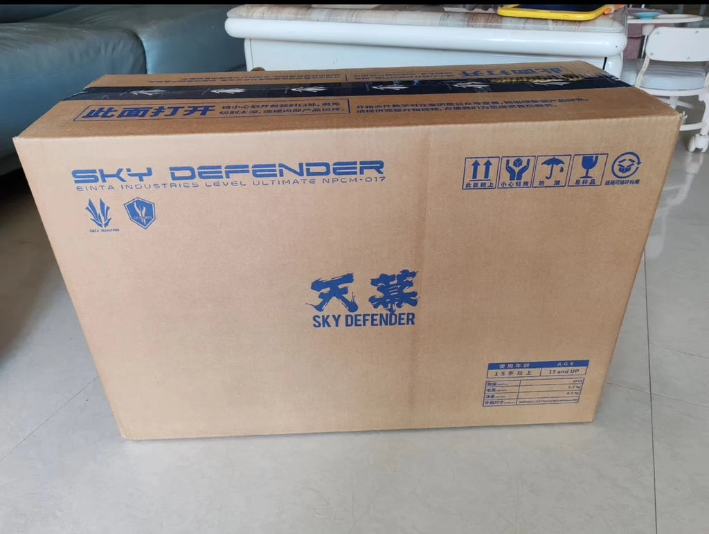 In Stock EINTA INDUSTRIES SKY DEFENDER Level-Ultimate NPCM-017 Assembling Model Mecha Model Pvc Toys Oversize 1/72