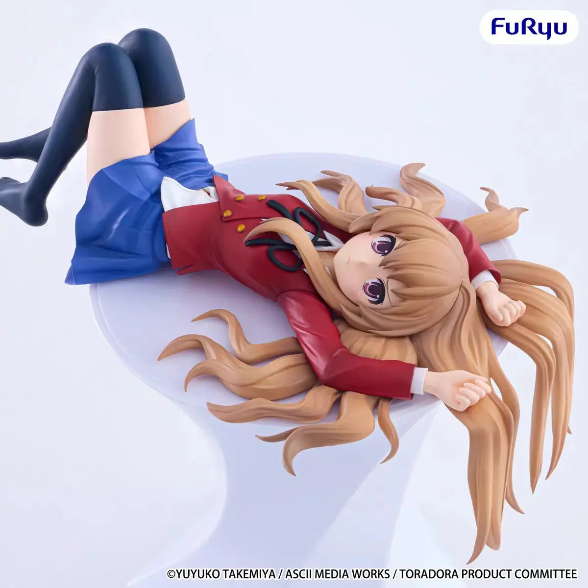 Original FuRyu Noodle Stopper Figure Toradora! Aisaka Taiga Anime Figures Action Figure Model Toy Figurine